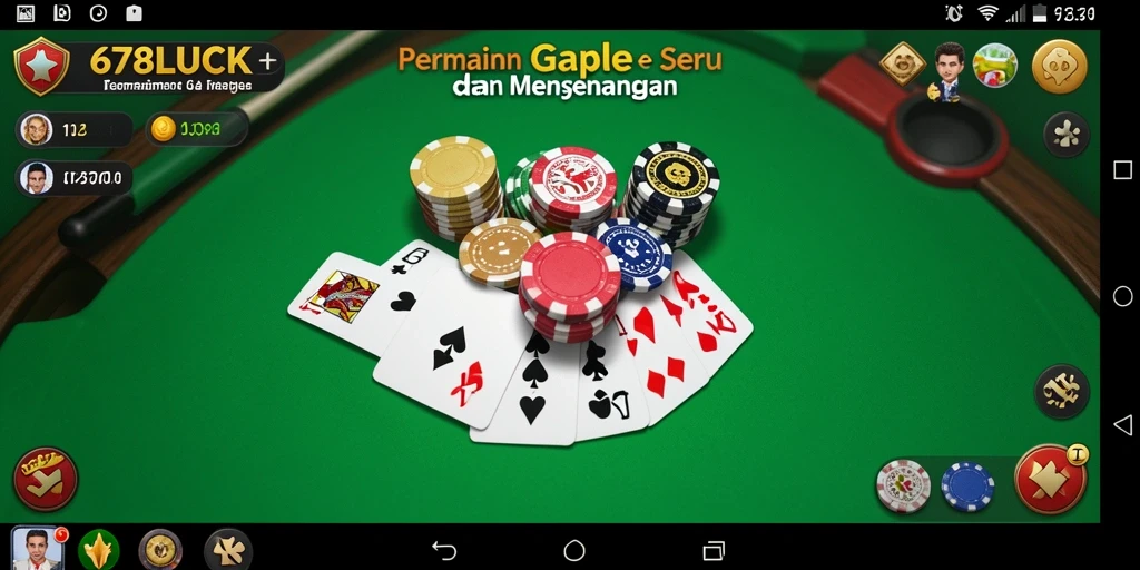 Screenshot gameplay Gaple yang menarik di 678LUCK.
