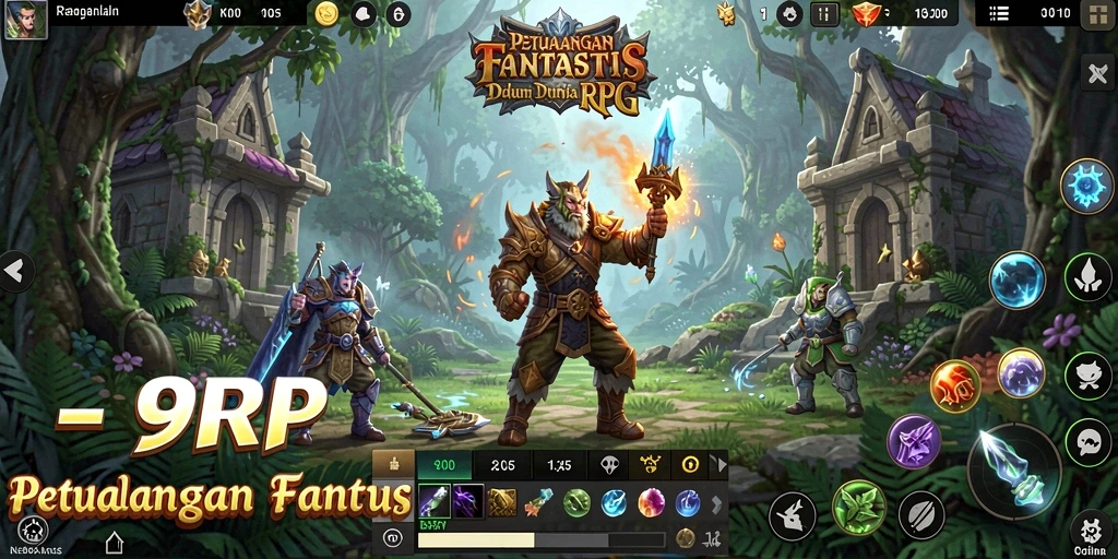 Screenshot gameplay 99RP menampilkan pertarungan seru dan eksplorasi dunia.