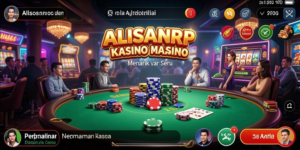 Screenshot gameplay Kasino ALISANRP dengan tampilan menarik.