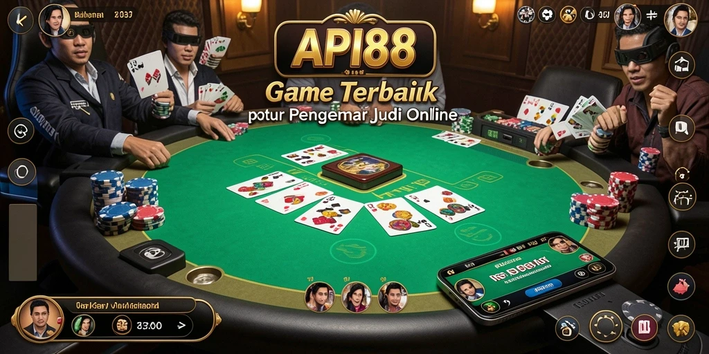 Screenshot gameplay API88 menampilkan aksi poker yang mendebarkan.