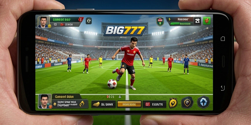 Tampilan gameplay sepenuhnya mendebarkan dalam BIG777.