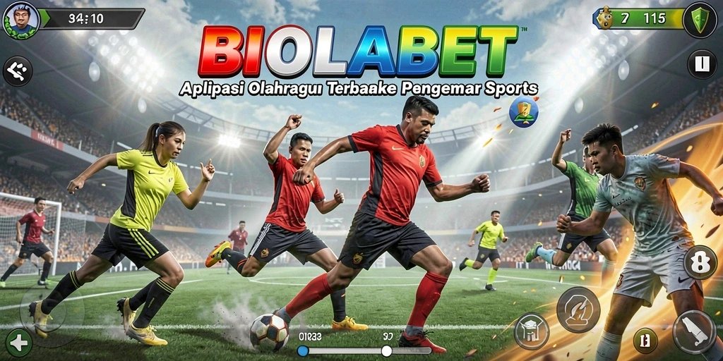 Screenshot gameplay BIOLABET yang menampilkan aksi olahraga seru.