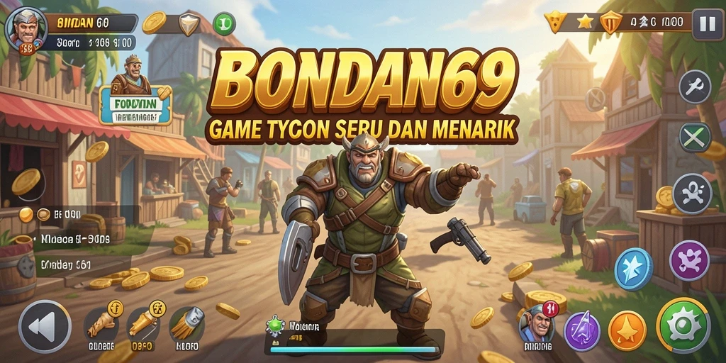 Tampilan gameplay seru di BONDAN69 dengan elemen Tycoon yang mendalam.