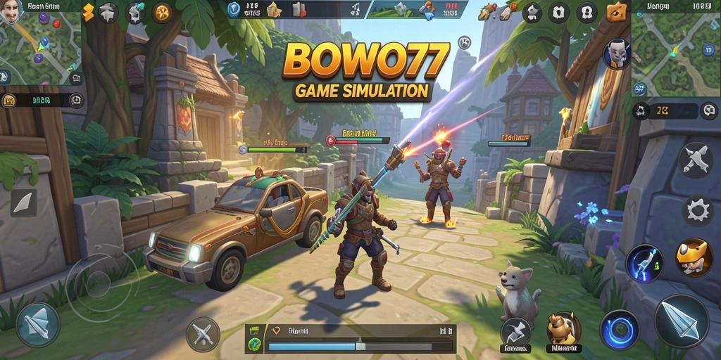 Tampilan gameplay menarik di BOWO77 dengan visual yang memukau.
