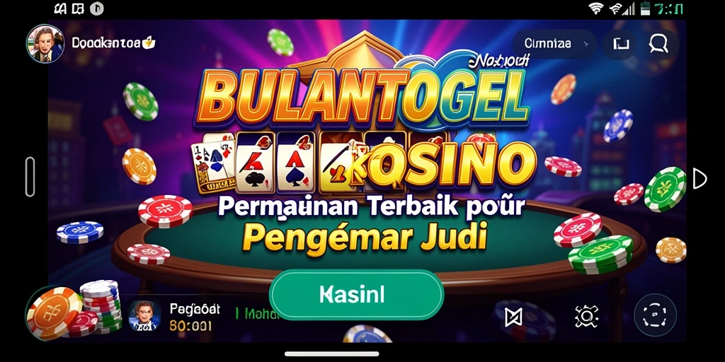 Tampilan menarik dari permainan Kasino BULANTOGEL yang memukau.