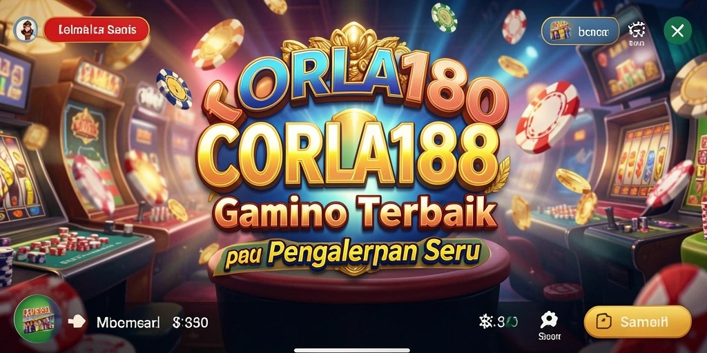 Screenshot utama CORLA188 menampilkan gameplay Kasino yang mengasyikkan.