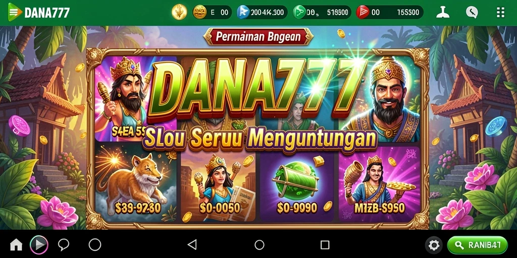 Gameplay DANA777 yang menarik dan penuh warna dalam permainan Slot.