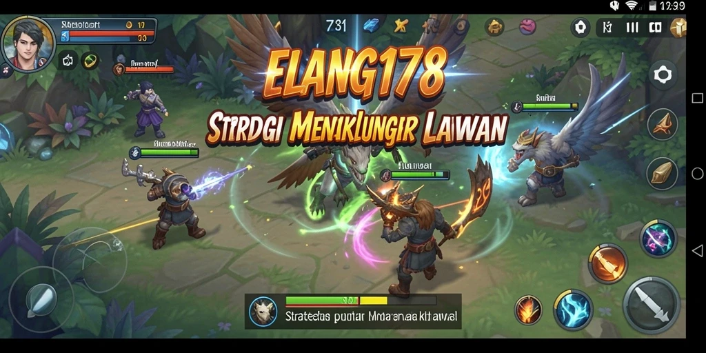 Screenshot permainan ELANG178 dengan aksi strategi yang intens.