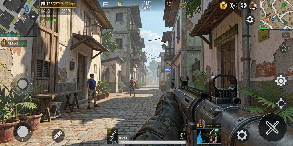 Tangkapan layar menunjukkan aksi gameplay TPS yang mendebarkan.