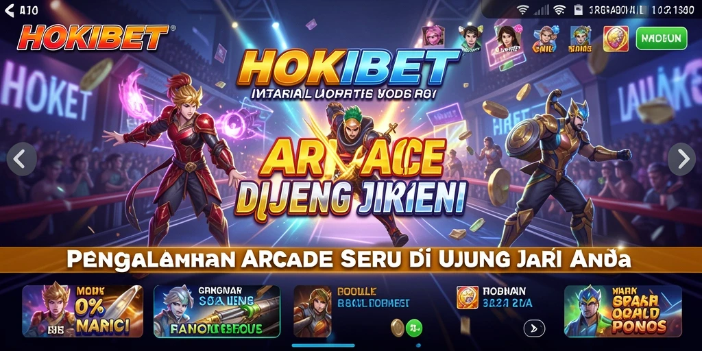 Tampilan gameplay HOKIBET dengan aksi seru dan rintangan menarik.