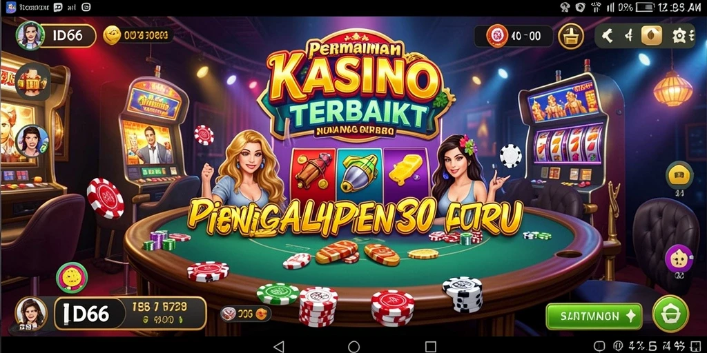 Screenshot gameplay ID66 menampilkan pengalaman Kasino yang mendebarkan.