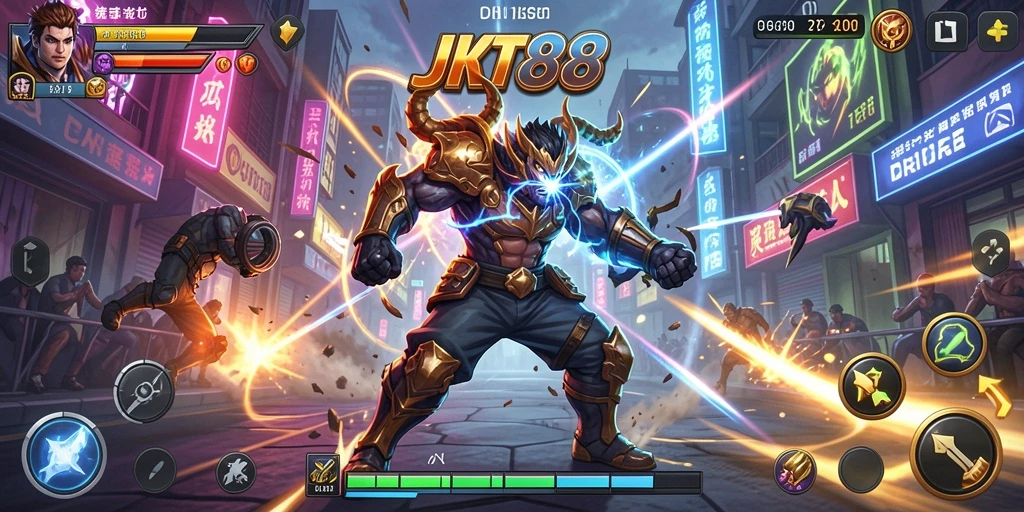 Gameplay seru di arena pertarungan JKT88.