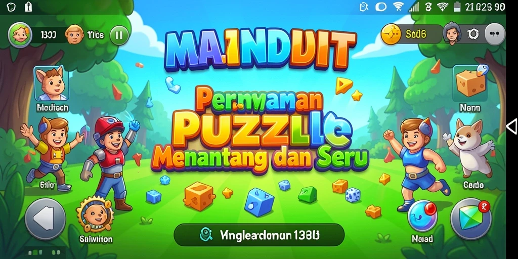 Tampilan gameplay MAINDUIT yang seru dan menantang dalam kategori Puzzle.