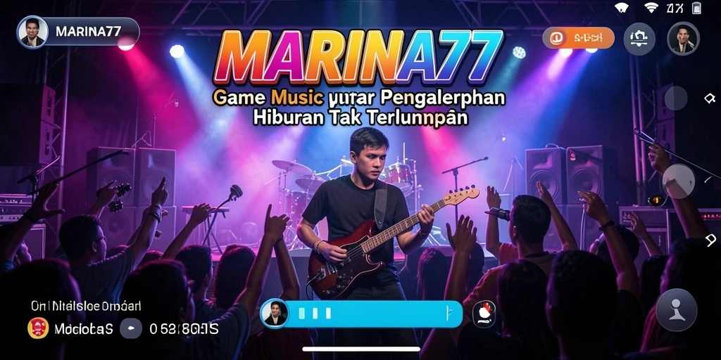 Tampilan gameplay MARINA77 yang seru dan penuh warna.