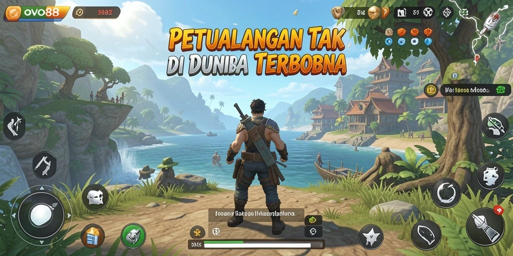 Gameplay OVO88 menampilkan petualangan mendalam di dunia terbuka.