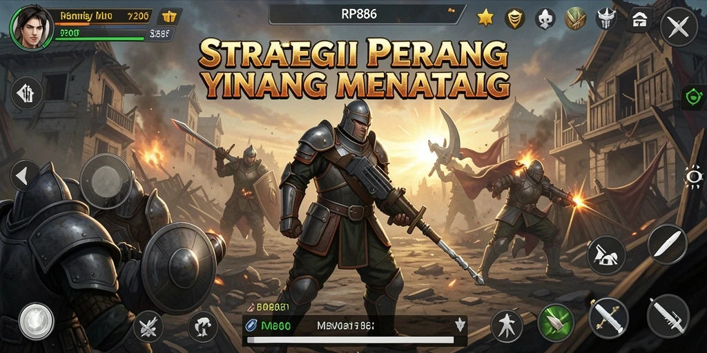 Screenshot gameplay <strong>RP886</strong> menampilkan strategi pertempuran yang mendebarkan.