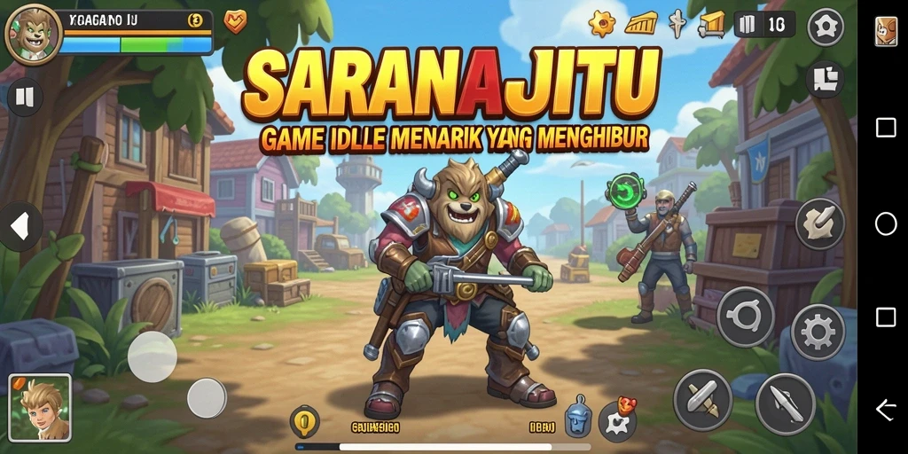 Tangkapan layar gameplay SARANAJITU yang seru dan menghibur.