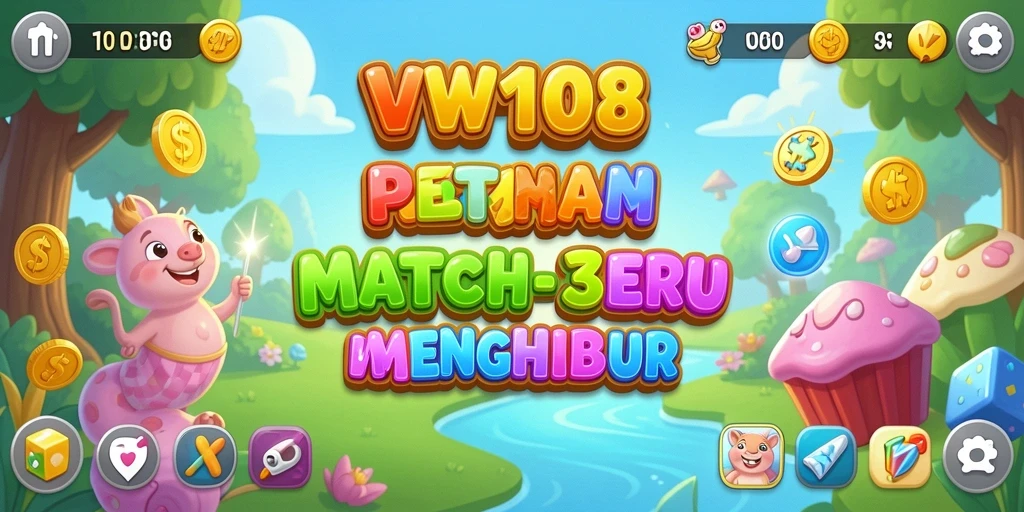 Gameplay seru dari VW108 dengan tantangan Match-3.