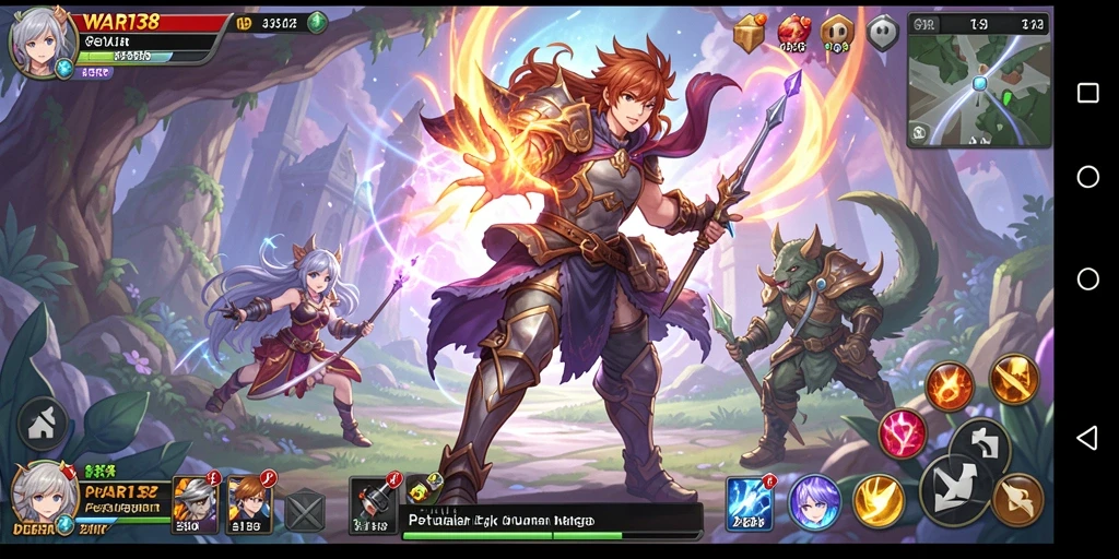 Gameplay seru WAR138 dengan karakter Anime yang memukau.