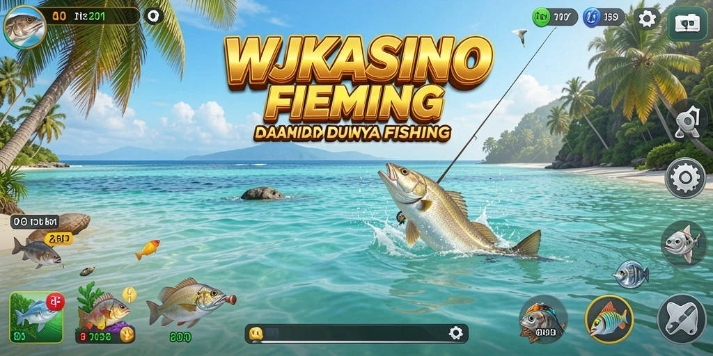 Tangkapan ikan yang spektakuler dalam gameplay WJKASINO.